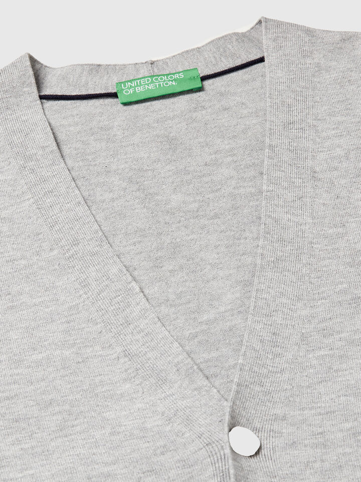 S/L V NECK SWEATER Men image number 7